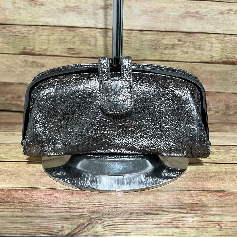Hobo Silver Leather Wallet